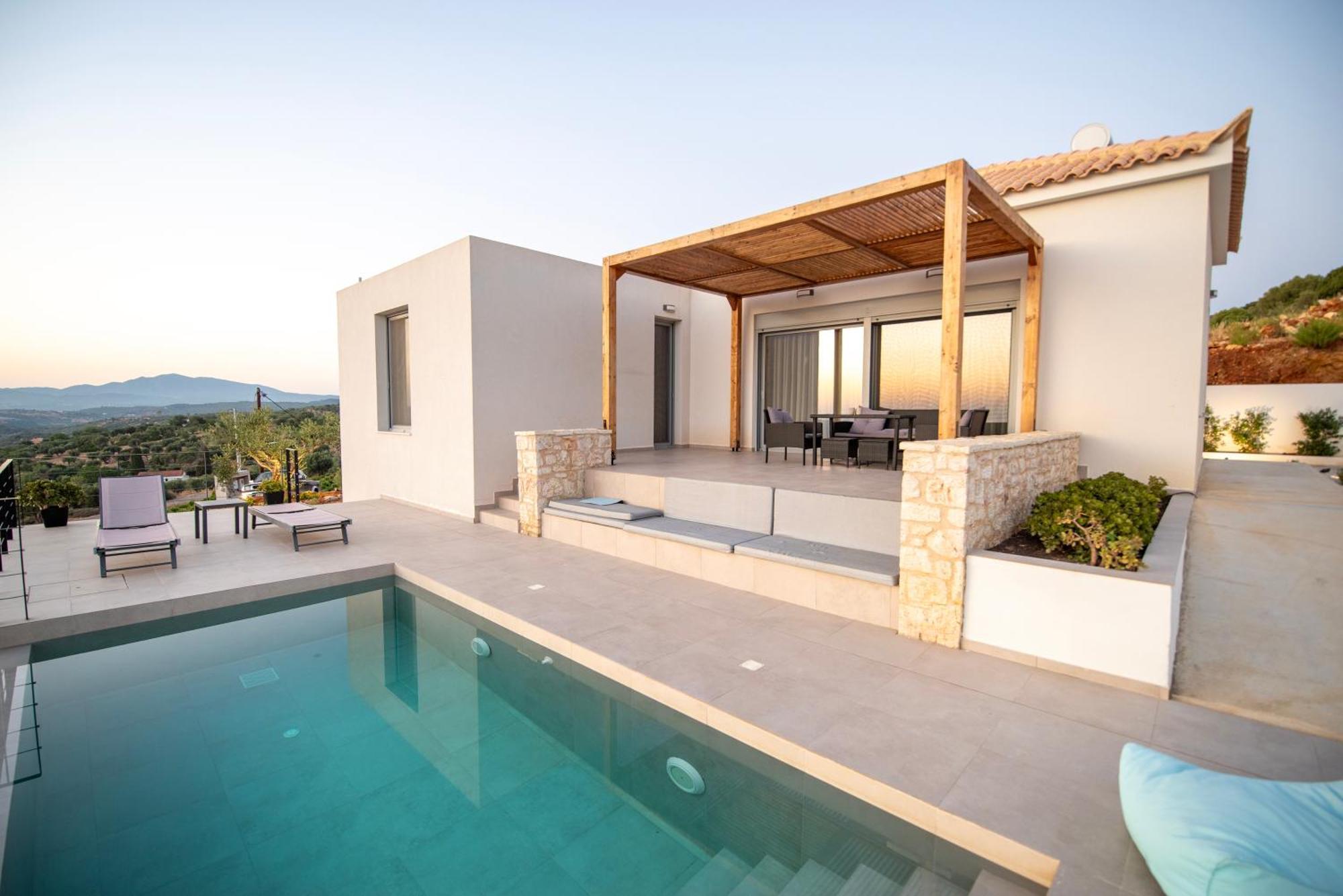 Sunset Luxury Villa Akritokhórion Zewnętrze zdjęcie